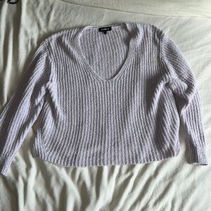 Lavender color sweater - slightly oversized
